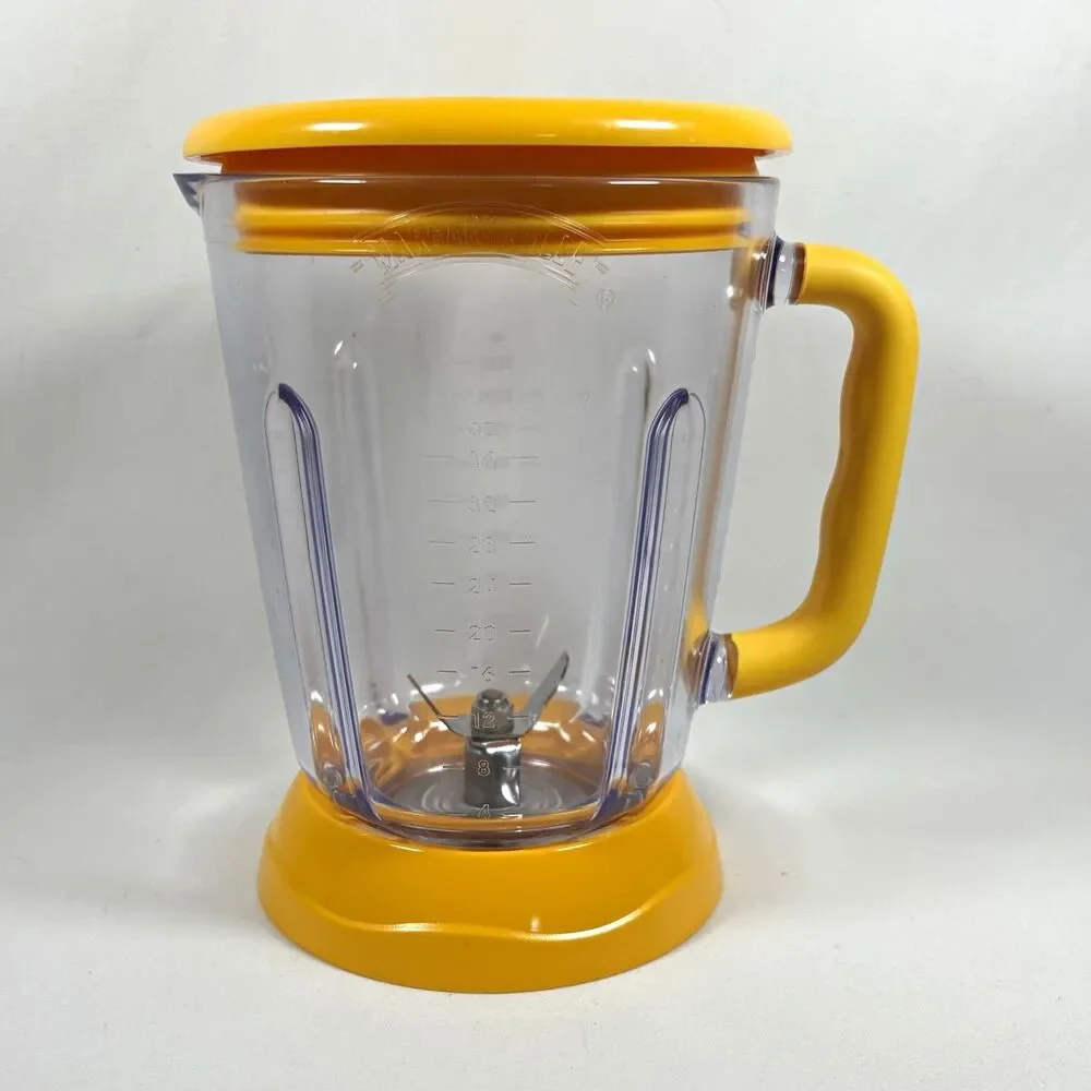 Margaritaville Frozen Concoction Maker Pitcher Lid Blades Yellow 36 oz
